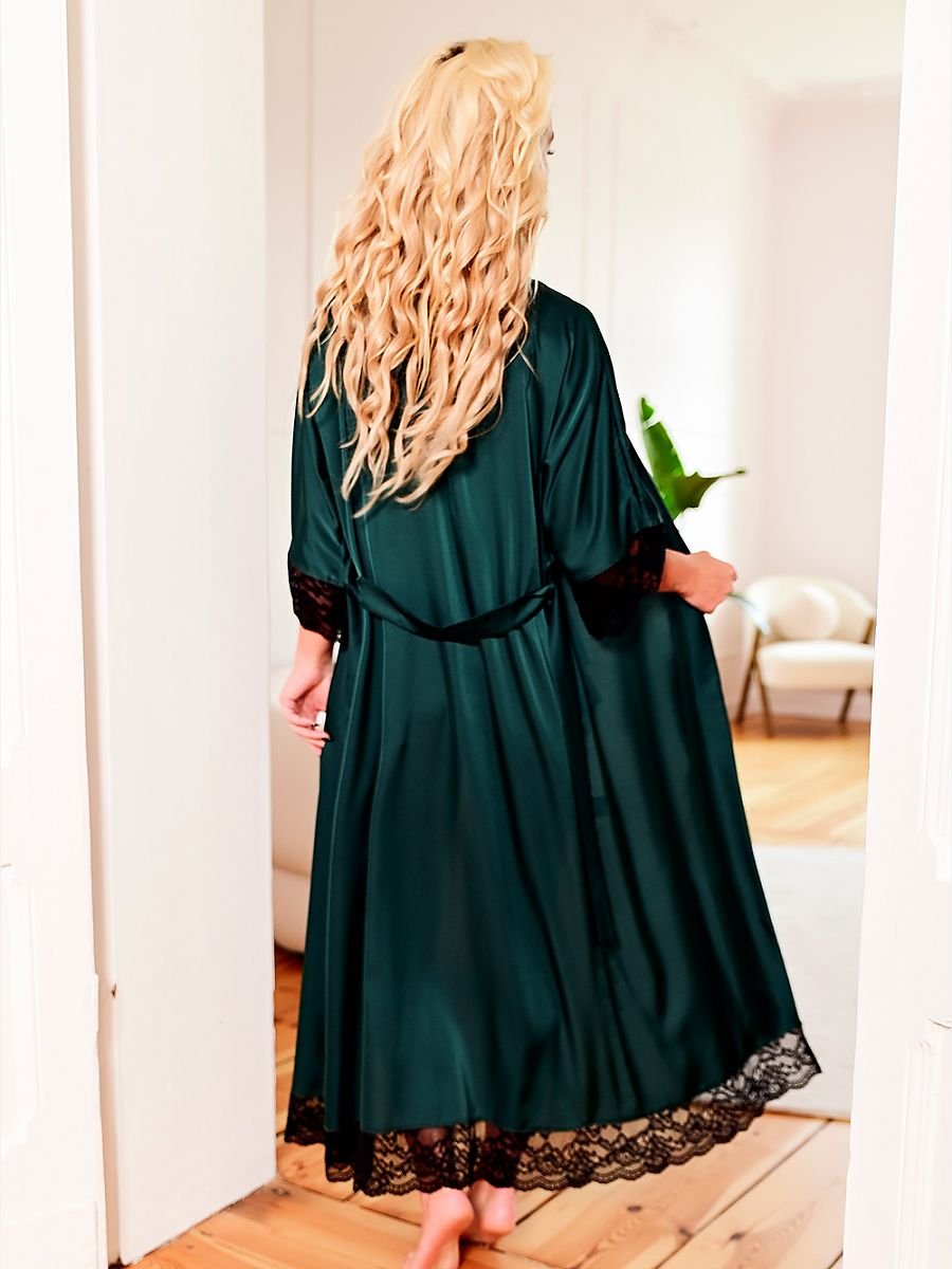 Long bathrobe model 187011 Kalimo - Image 3
